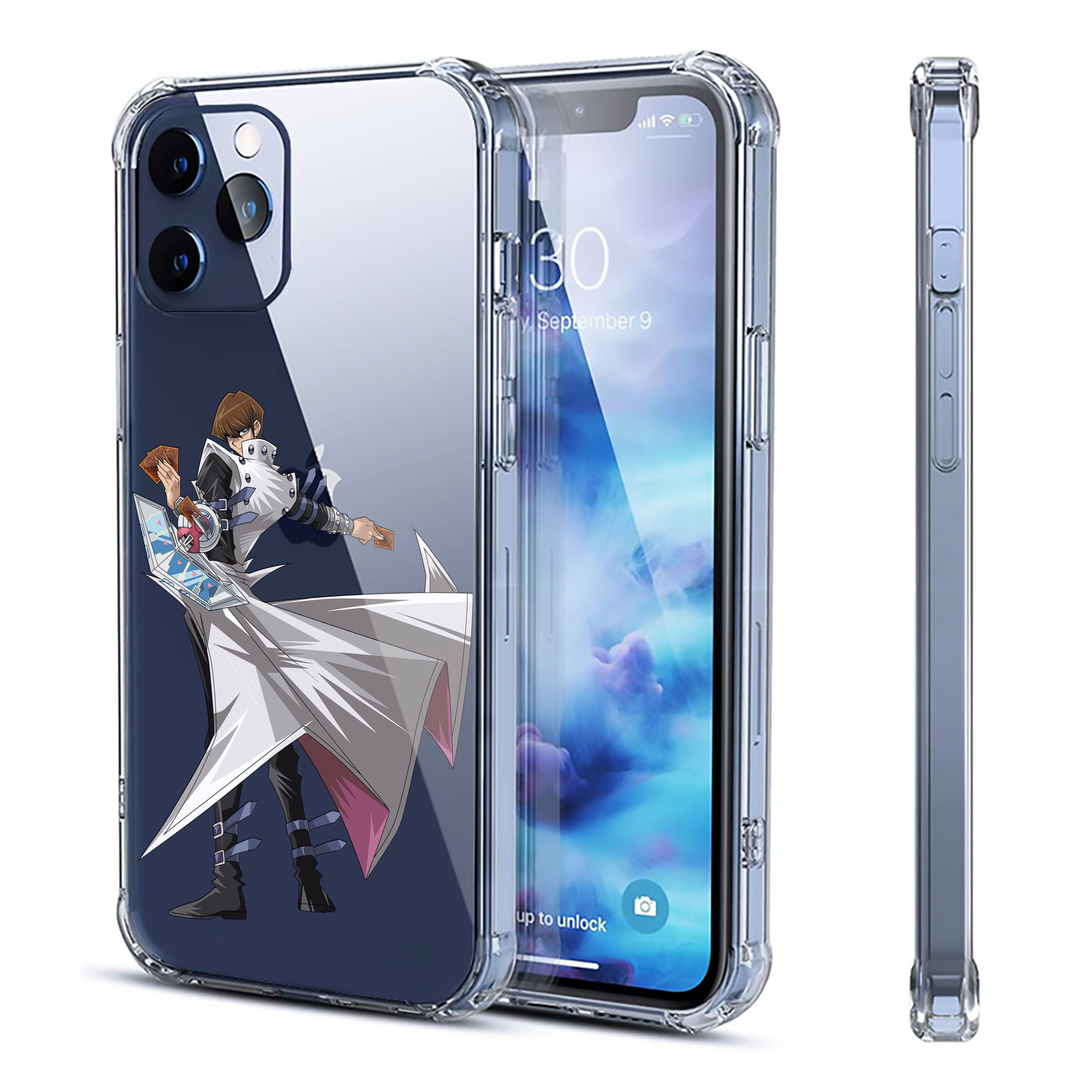 （画像用） 遊☆戯☆王 Yu-Gi-Oh! 【iPhone 12シリーズ対応】透明スマホケース（クリアソフトケース）